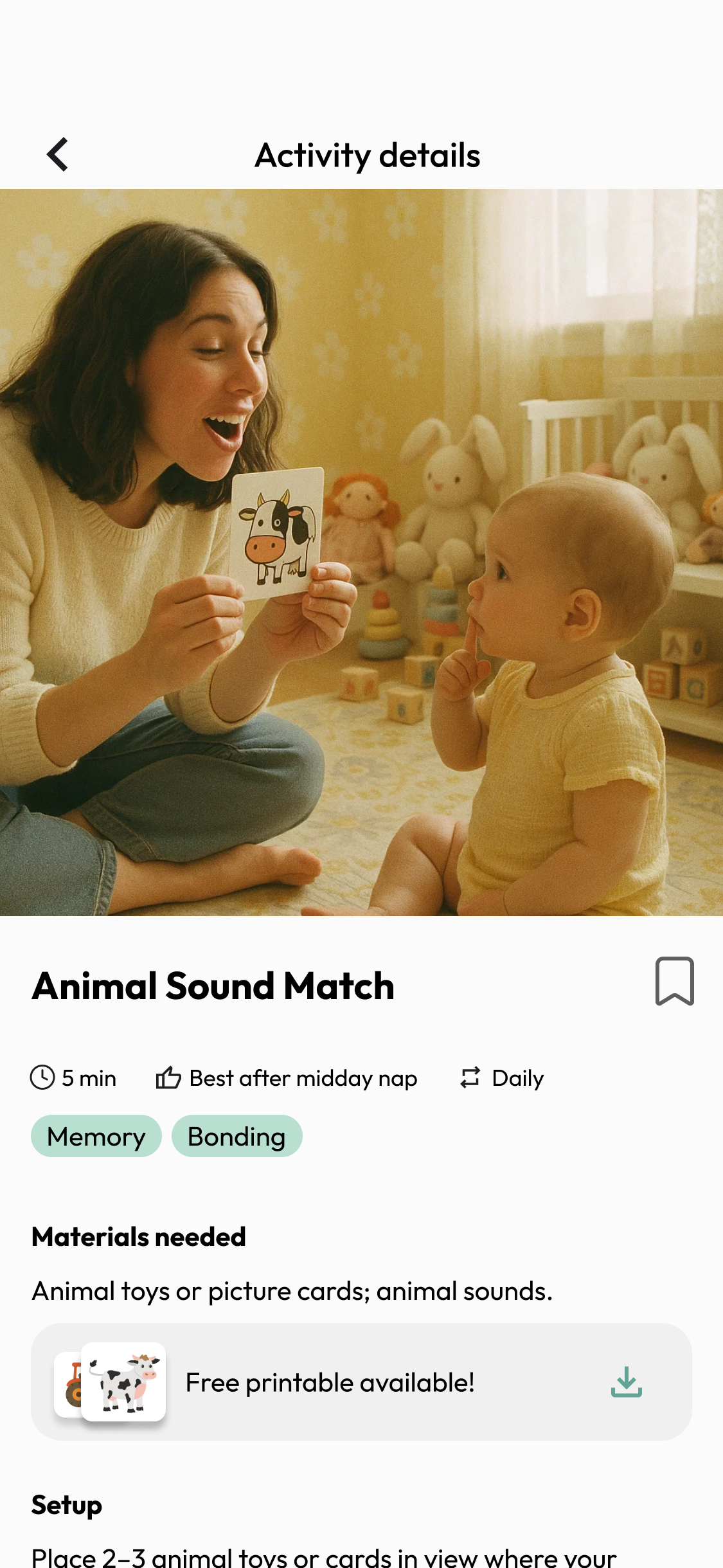 Activity detail